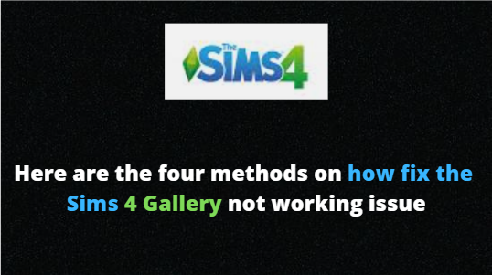 sims 4 gallery not working 2021